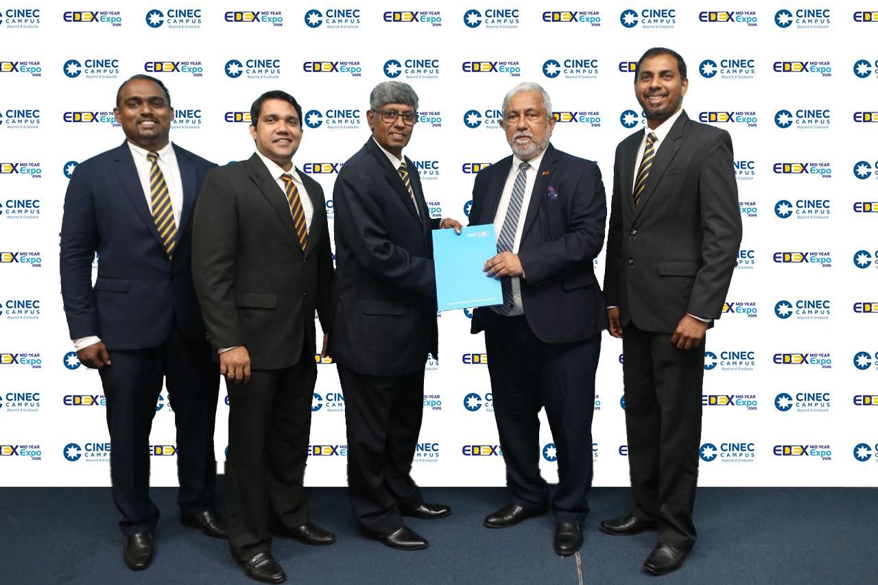 CINEC campus partnered with EDEX Mid-Year Expo 2026 as a Gold Sponsor
